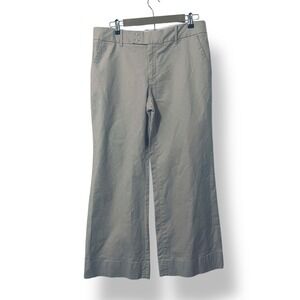 Banana‎ Republic Jackson Fit Women's Beige Cotton Blend Wide Leg Pants